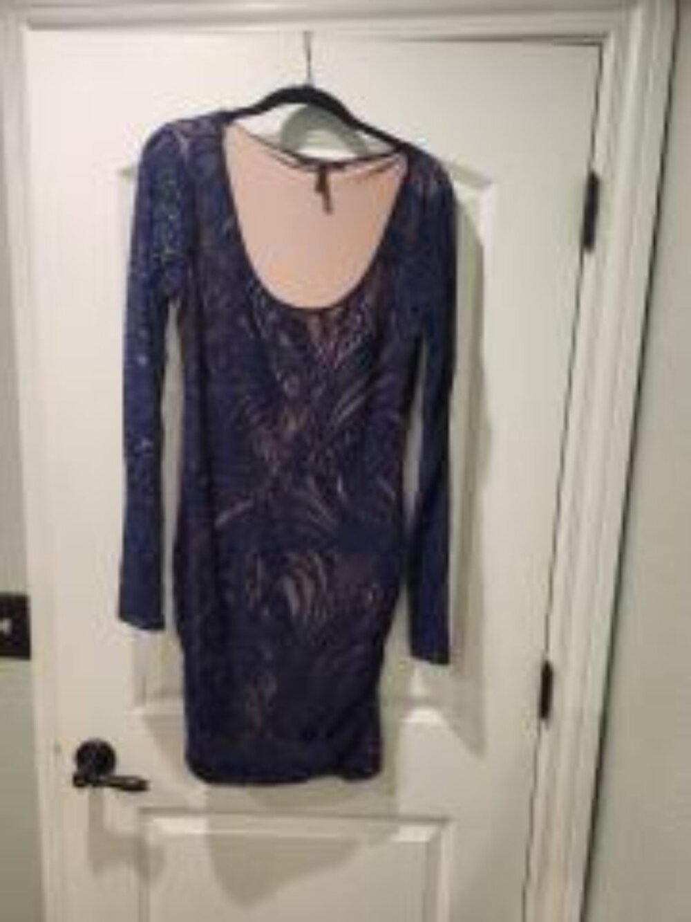 BCBG Blue Lace Dress